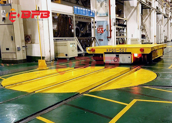 55 Ton Electric Crosstrack Rotating Platform Drehscheibe für Übergangslaufkatzen