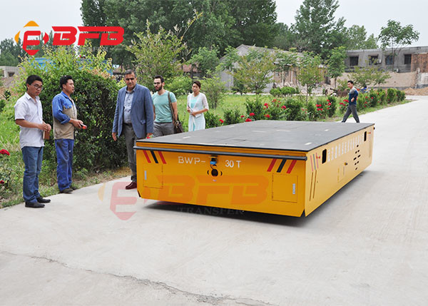 30 Tonnen selbstfahrende motorisierte Plattform-Wagen-für Paletten-Übertragung