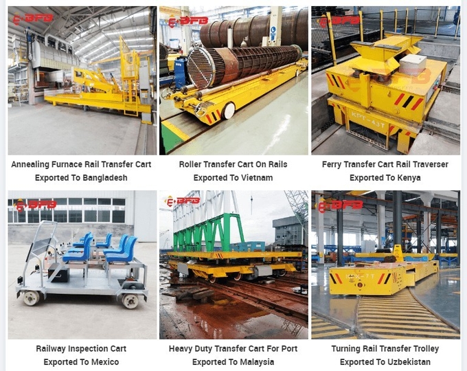 Schienen-Stromversorgungs-schwere Lasts-Wagen-System-Laufkatze für den Materialtransport