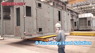 Customized Lift Device Rail Transfer Trolley,Heavy Load 15 Ton Rail Guided Vehicle