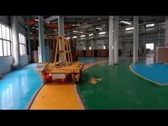 transportierende Schienenlaufkatze der Steinplatte