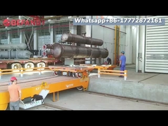 Zwei Sätze von Transferkarren werden zusammen verwendet