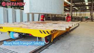 Maßgeschneiderter großer Batterie-Transferwagen, langlebiger Transferwagen mit Stahlkonstruktion