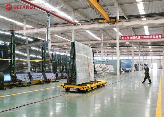 Remote Q235 20m/Min 15 Ton Marble Rail Transfer Cart