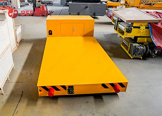 Customized Table Size Electrical Rail Transport Cart With Remote Control