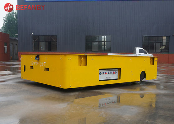 18 Tonnen flexible, batteriebetriebene, spurlose Transferwagen für Fabriken