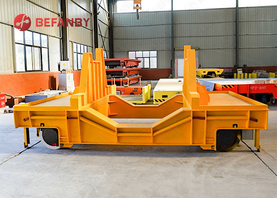 Stable Cast Steel Wheel Hollow In Middle Ladle Transfer Cart