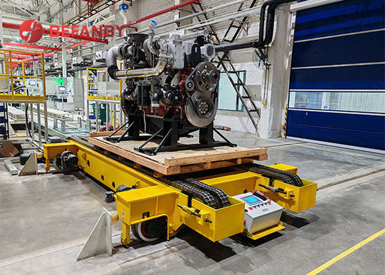 15T Schwerlast-Batteriebetriebener RGV-Roboter-Transferwagen mit intelligentem Navigationssystem
