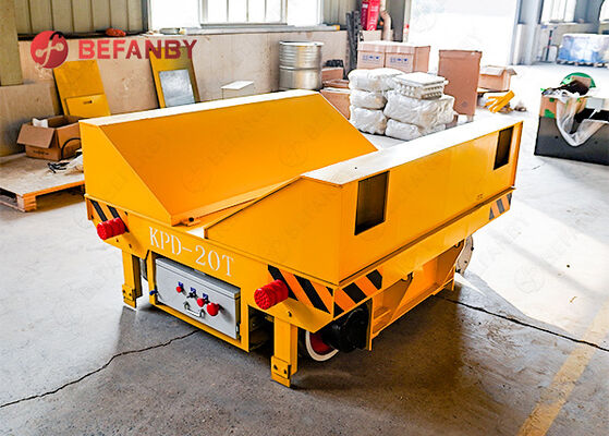 20T Bewehrungs- und Schutzschienen-betriebener Spulentransferwagen