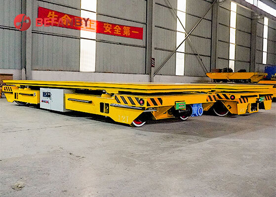 Schwere Last 12T Batteriebetriebene RGV-Roboter-Transferkarre mit intelligenter Steuerung