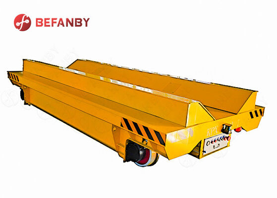 Battery Operated Rail Transfer Cart with Customizable Platform and 1-500T Load Capacity for Coil Handling