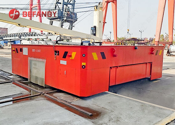 120 Tonnen schwerer, batteriebetriebener Schienentransferwagen für horizontale und vertikale Bewegung