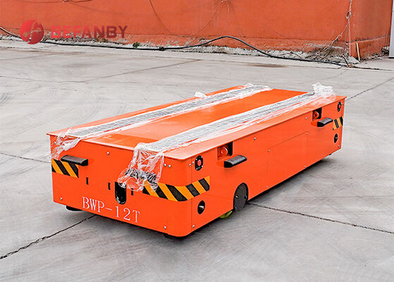 12 Tonnen batteriebetriebene Spurlose Übertragungswagen mit drahtloser Fernbedienung für die Handhabung von industriellen Materialien