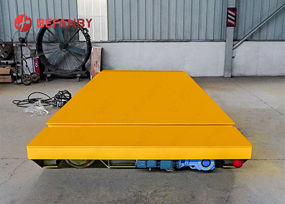 China Supplied Telecontrol Operate  Cable Reel Rail Transfer Trolley