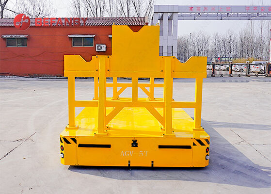 Customized Load Capacity Trackless AGV Transfer Cart with Intelligent Navigation System and High-Strength Steel Frame