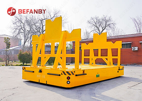 Customized Load Capacity Trackless AGV Transfer Cart with Intelligent Navigation System and High-Strength Steel Frame
