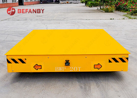 20 Ton Capacity Trackless Transfer Cart With PU Wheels