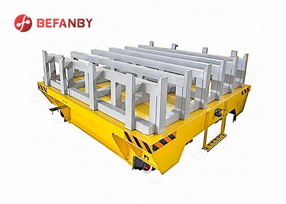 Capacity 8T Mobile Reel Rail Transfer Cart With Support Frame