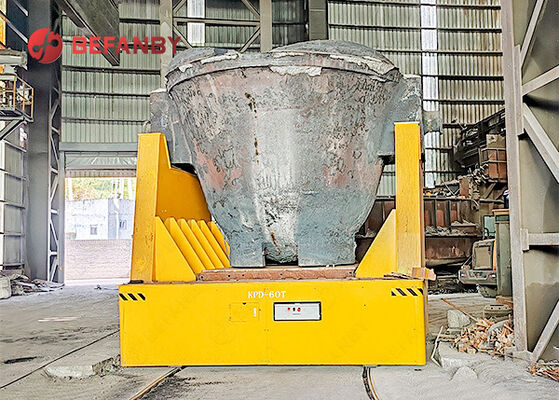 Kapazität 60 Tonnen Ladle Transfer Cart für große Stahlladle Fabrik