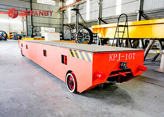 10 Ton Rail Industry Transfer Cart For Long Running Distance