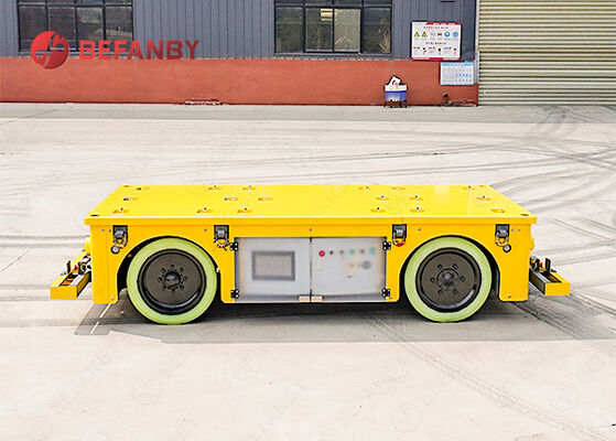 5 Ton trackless transport trolley with PU wheels