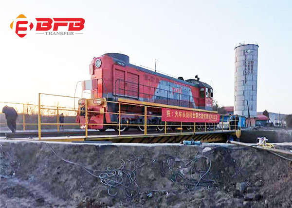200 Ton Turn Table Rail Rotating Plattform für sich fortbewegende Eisenbahn