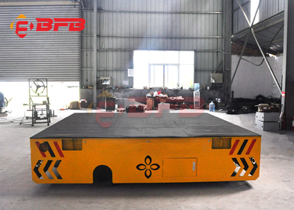 35 Tonnen-Batterie-elektrisch gefahrene Laufkatze, zum von Stahlrohren zwischen die Fertigungsstraßen zu transportieren
